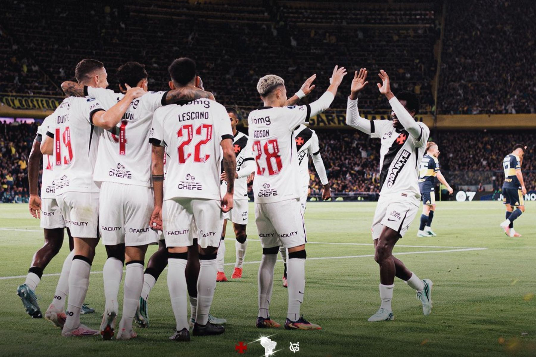Vasco quebra tabu de 75 anos ao vencer Boca Juniors pela Sul-Americana