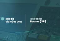 Eleições 2026 em Bauru (SP): acompanhe a apuração dos votos do 2º turno para presidente ao vivo