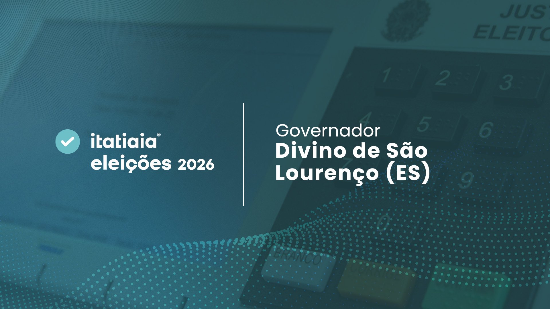 Ricardo Ferraço é o mais votado para governador em Divino de São Lourenço (ES) no 2º turno
