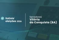 Quem foram os candidatos a senador mais votados pelos eleitores de Vitória da Conquista (BA)