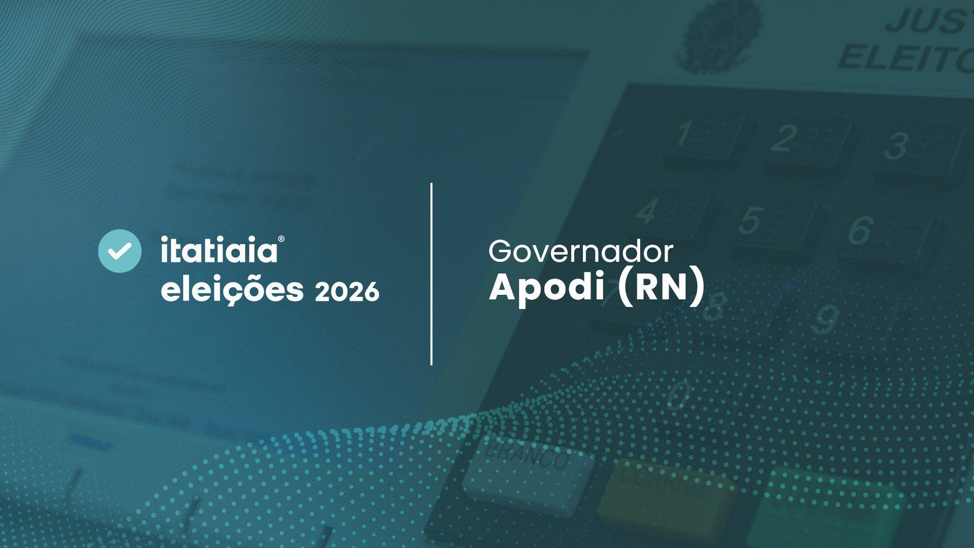 Eleições 2026 em Apodi: acompanhe a apuração do 2º turno para governador do Rio Grande do Norte ao vivo