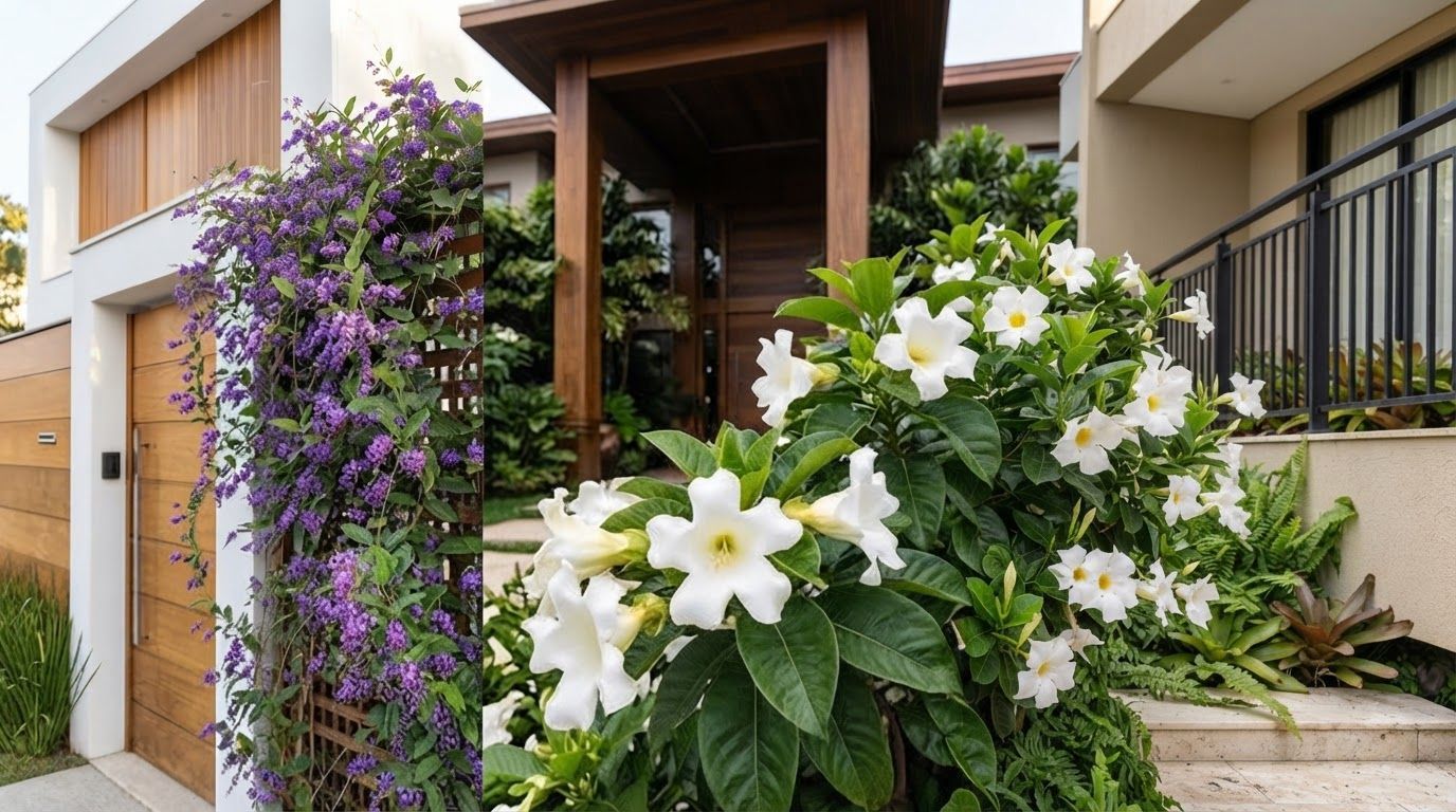 Conheça 10 trepadeiras para frente de casa que deixam a entrada mais bonita